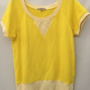 Short sleeve sweatshirt